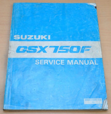 SUZUKI GSX 750 F Chassis Motor Engine Service Manual Werkstatthandbuch 1988
