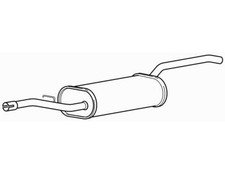 Rear Exhaust Silencer Back Box