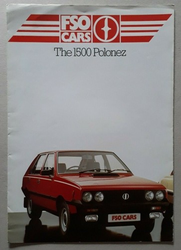 Fso 1500 polonez brochure - 1500, 1986