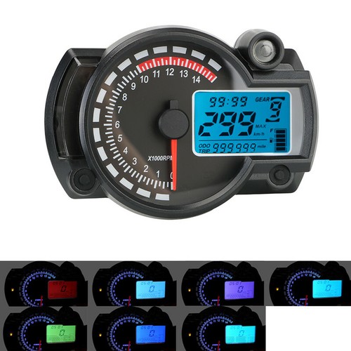 Colors speedometer lcd - 7,
