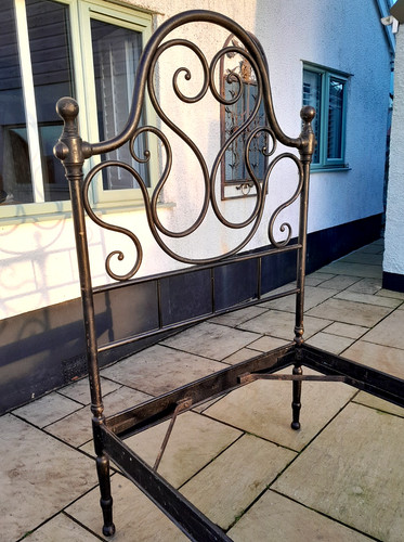 Heavy large black painted - heavy,