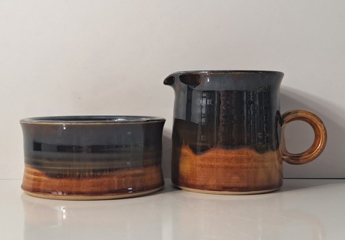 Vintage creamer sugar set - creamer,