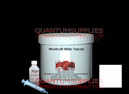 White flocoat topcoat 1kg - white, /