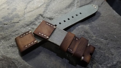 23mm handmade watch strap - ,