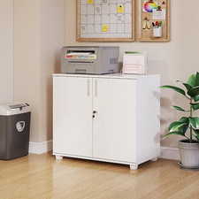 Filing Cabinet Wooden 2 Door