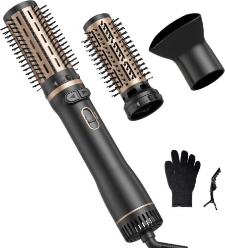 Rotating hair dryer - dryer, brush
