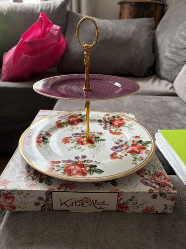Katie alice two tier cake - alice,