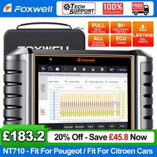 FOXWLL NT710 For Peugeot OBD2 Scanner All Systems Bidirectional Diagnostic Tool