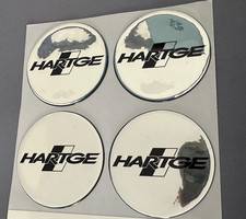 BMW Hartge Badges 68mm Silver 
