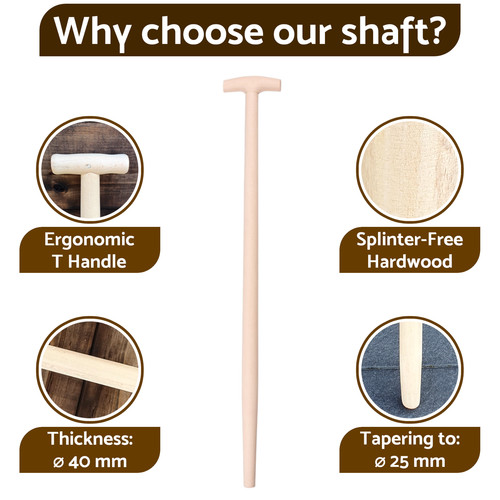 100cm replacement wooden - 100cm,