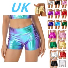 UK Women Shiny Metallic Hot