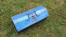 Talco tool box Vintage Metal Engineering BLUE  `19”  With Tray Made in England