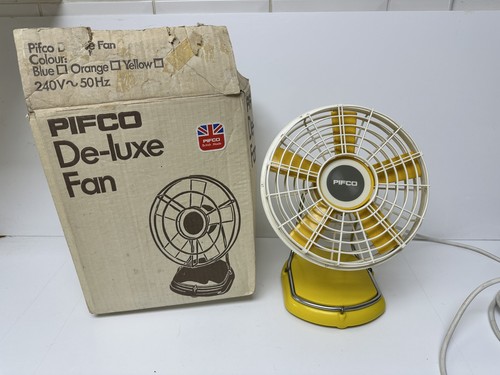 Vintage pifco deluxe desk - desk, fan