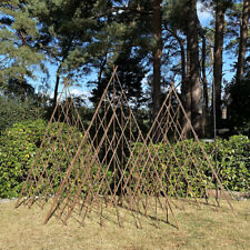 Willow Garden Obelisk Wooden 1.5m Expanding Plant Support Trellis (Pack of 3)