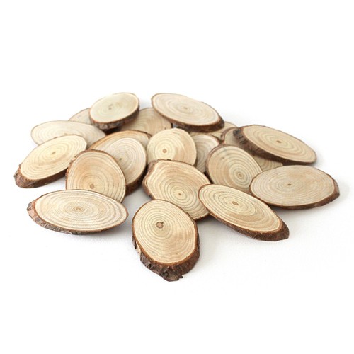 Wood slices natural - wood, wooden