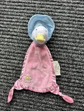Beatrix Potter Tale of Jemima Puddle-Duck Retired comforter Baby soft toy pink
