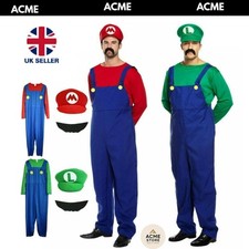 Mens Adult Super Mario and