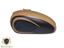 BSA A65 2 Gallon Golden & Black  Fuel Petrol Tank 1968-69 Us(Fits For)