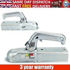 HEAVY DUTY 50MM TRAILER TOWING HITCH - Coupling Tow Bar Ball Draw Pressed Steel