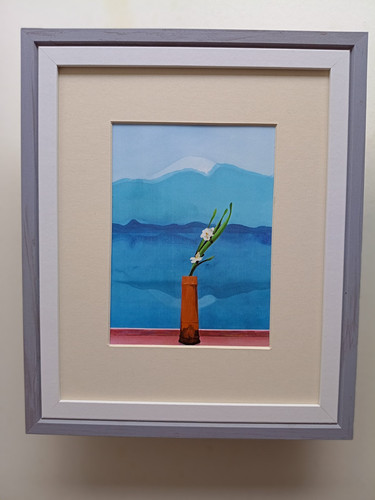 David hockney abstract print - david,