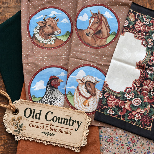 Old country curated - old, fabric