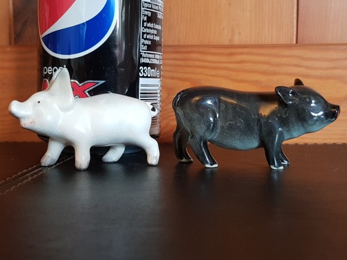 Beswick pigs 2 piglet - pigs,