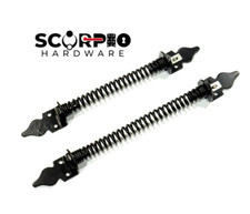 Ornamental Heavy Duty Gate Spring Auto Closer Adjustable Tension 8" & 10" Black