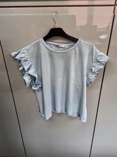 Zara women cotton frill - cotton,