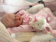 Reborn real Ariella Reva Schick Lifelike Doll Reborn Sleeping Newborn 0-3 Baby