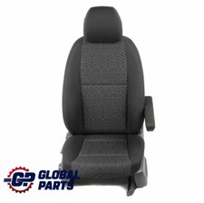 Front Seat Mercedes W447 Sprinter Right O/S Cloth Fabric Caluma Black Lumbar
