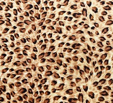 Animal Print Fabric Tan