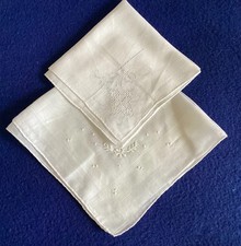  2 x Vintage  Embroidered