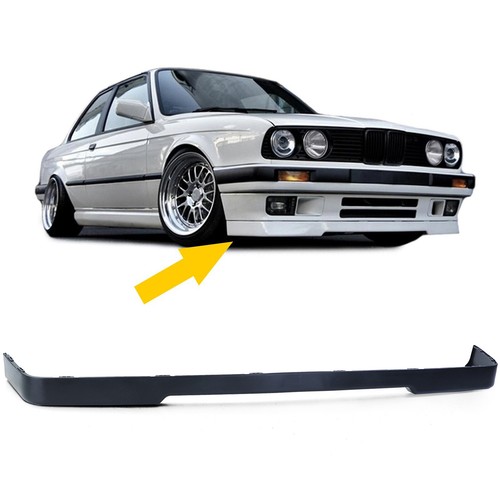 Front spoiler lip black sport - lip,