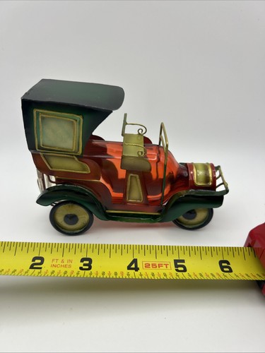 Old fashion car - car, tin/glass