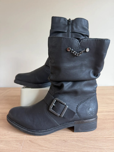 Rieker z5382 black mid - z5382, mid-calf