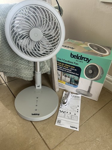 Beldray cordless fan - 3-in-1,