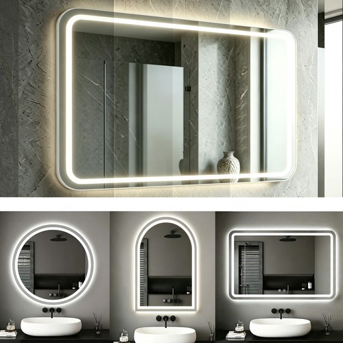 New led bathroom mirror - bathroom,