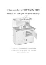 User manual for `The Rayburn No 3 solid fuel oven / cooker,14 pages.
