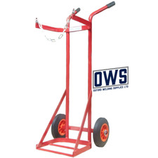  Oxy Acetylene Single Cylinder Gas Bottle Trolley - W + FGH Bottle Model 1271