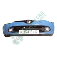 RENAULT CLIO MK4 BLUE front bumper  2014 -
