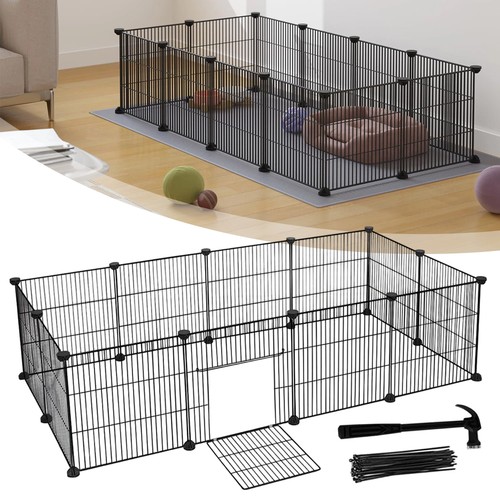 Black pet playpen - pet, diy