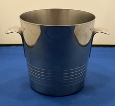 Vtg half bottle stainless