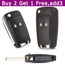 For Vauxhall Astra Insignia Zafira Adam Car 2 Button Remote Key Fob Shell Case
