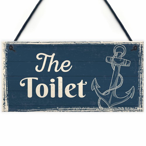 The toilet nautical theme - the,