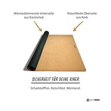 Play mats made of cork, crawling mats in various designs, non-toxic