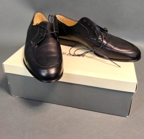 Bally black leather - black, up