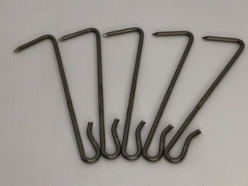 Slate hooks 100mm silver - hooks, |