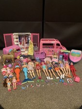 Huge Barbie Bundle Loads Of Dolls,accessories, Camper Van Boat, Wardrobe 