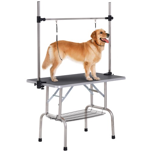 Pawhut metal adjustable dog - metal,