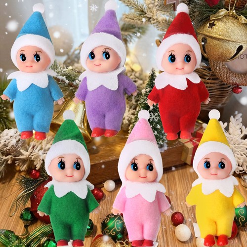 6pcs christmas elf doll - christmas,